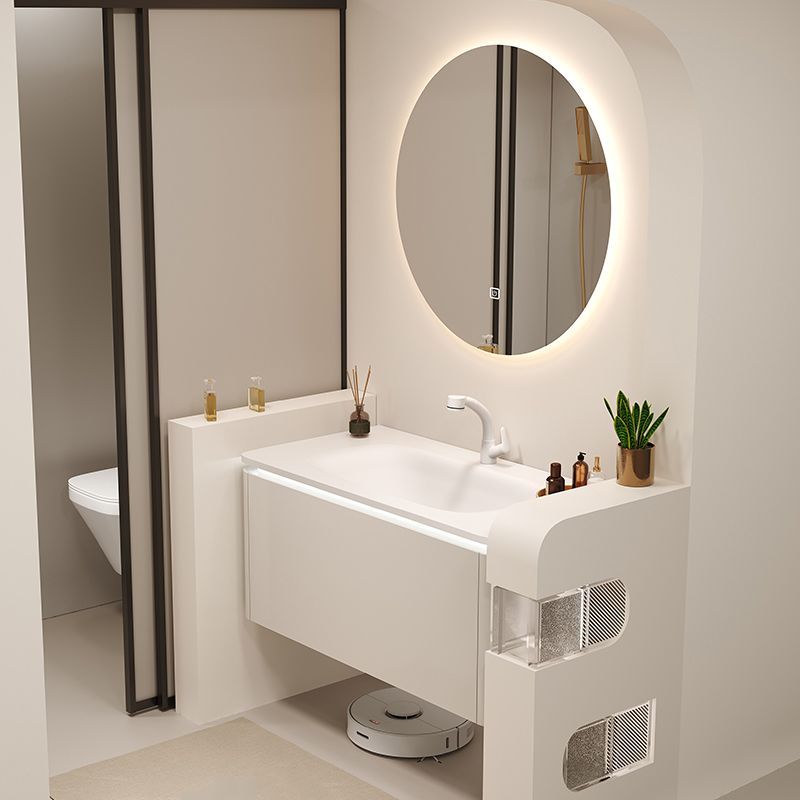 Wall Mount Bathroom Vanity Set Modern Bathroom Sink Vanity with Mirror Clearhalo 'Bathroom Remodel & Bathroom Fixtures' 'Bathroom Vanities' 'bathroom_vanities' 'Home Improvement' 'home_improvement' 'home_improvement_bathroom_vanities' 1200x1200_49f7c9e6-0ba3-4775-a1f9-5803c7278292