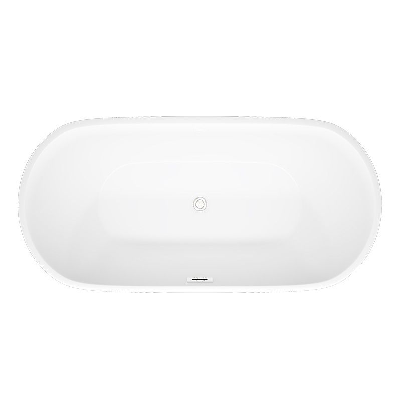 Oval Tub with Drain and Overflow Trim Modern Acrylic Soaking Bathtub Clearhalo 'Bathroom Remodel & Bathroom Fixtures' 'Bathtubs' 'Home Improvement' 'home_improvement' 'home_improvement_bathtubs' 'Showers & Bathtubs' 1200x1200_4a206b04-b351-4ac4-be98-dde556151064