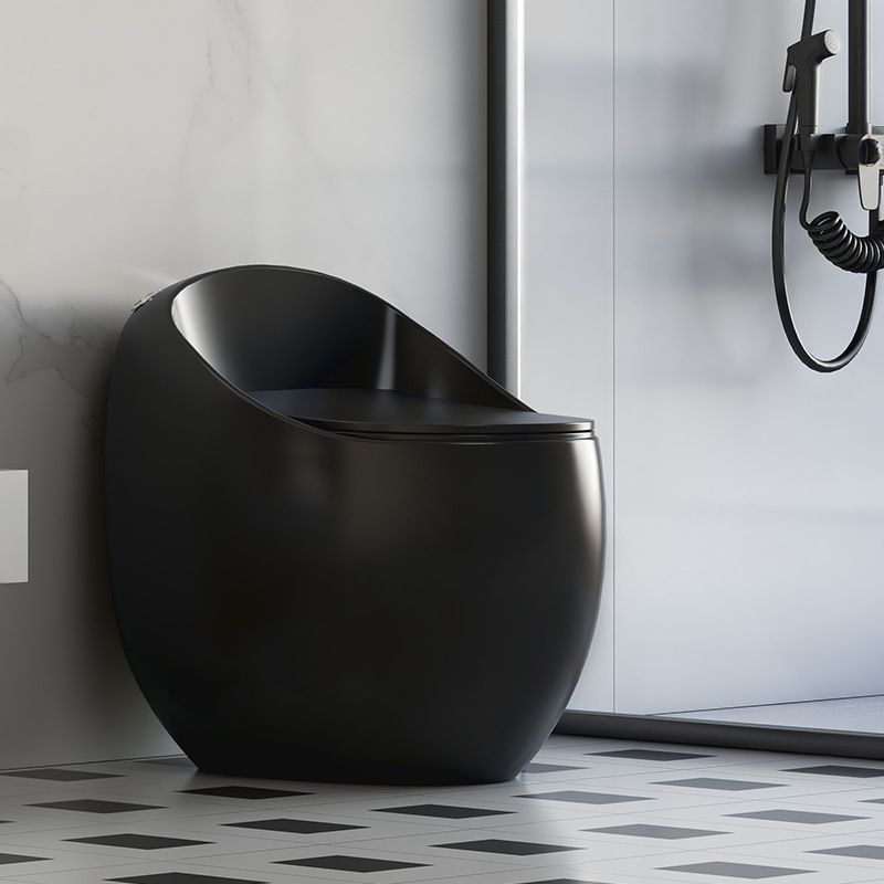 Modern Seat Included One Piece Toilet Round Floor Mounted Toilet Bowl for Washroom Clearhalo 'Bathroom Remodel & Bathroom Fixtures' 'Home Improvement' 'home_improvement' 'home_improvement_toilets' 'Toilets & Bidets' 'Toilets' 1200x1200_4a4e751d-3ad3-45ea-848f-d2ccb2426c59