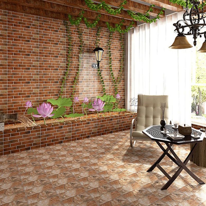 Vintage Brick Red Wall Tile Brick Joint Floor and Wall for Drawing Room Clearhalo 'Floor Tiles & Wall Tiles' 'floor_tiles_wall_tiles' 'Flooring 'Home Improvement' 'home_improvement' 'home_improvement_floor_tiles_wall_tiles' Walls and Ceiling' 1200x1200_4a62b2cd-8f10-4f45-b8ba-bcfcd7c49463