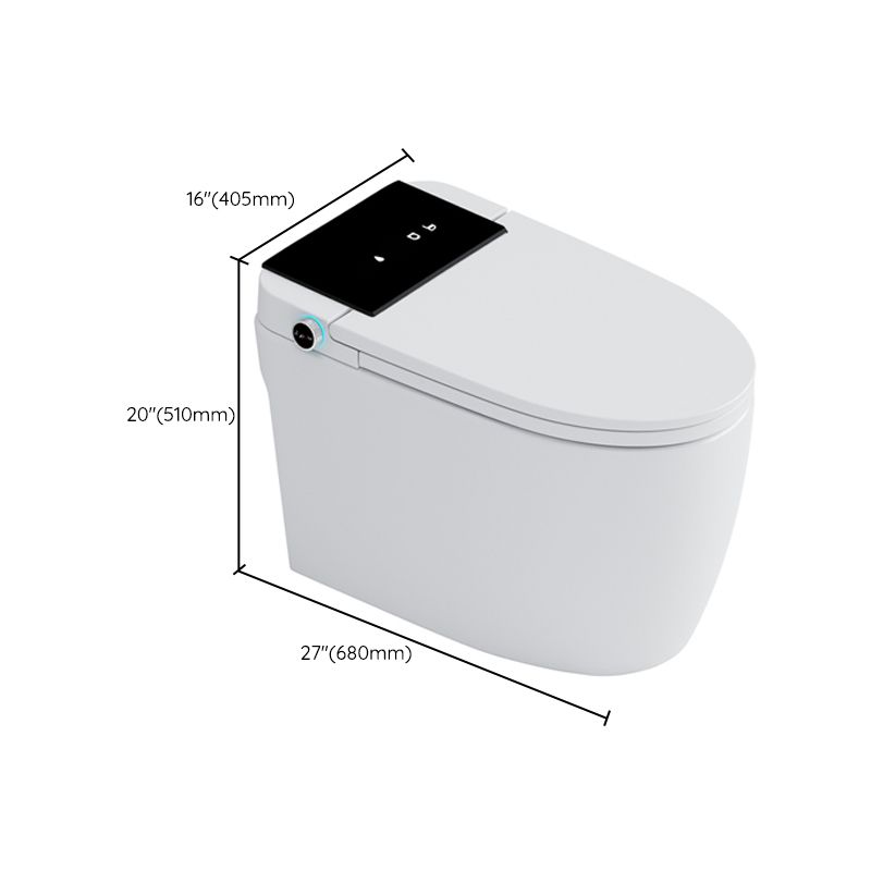 Modern Heated Seat Flush Toilet Floor Mount White Toilet Bowl with Toilet Seat Clearhalo 'Bathroom Remodel & Bathroom Fixtures' 'Home Improvement' 'home_improvement' 'home_improvement_toilets' 'Toilets & Bidets' 'Toilets' 1200x1200_4a864a4c-a510-4a98-9767-12011d6dd410