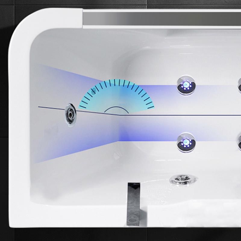 Modern Rectangular Bath Tub with Drain and Overflow Trim Bathtub Clearhalo 'Bathroom Remodel & Bathroom Fixtures' 'Bathtubs' 'Home Improvement' 'home_improvement' 'home_improvement_bathtubs' 'Showers & Bathtubs' 1200x1200_4ab58e6a-8697-48b2-a7e5-9609ee43df81