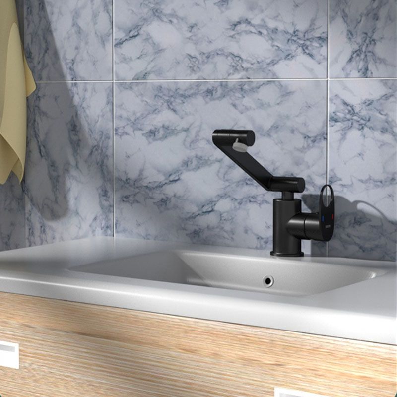 Contemporary Centerset Faucet Lever Handles Rotatable Low Arc Solid Brass Circular Faucet Clearhalo 'Bathroom Remodel & Bathroom Fixtures' 'Bathroom Sink Faucets' 'Bathroom Sinks & Faucet Components' 'bathroom_sink_faucets' 'Home Improvement' 'home_improvement' 'home_improvement_bathroom_sink_faucets' 1200x1200_4ac402c9-8f87-45c7-b664-85bed4ae9ed3