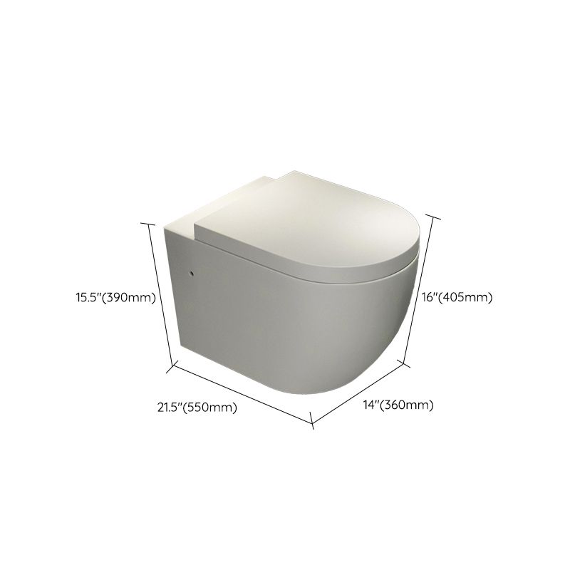 Wall Mount Porcelain Flush Toilet One-Piece Toilet Modern Toilet Bowl Clearhalo 'Bathroom Remodel & Bathroom Fixtures' 'Home Improvement' 'home_improvement' 'home_improvement_toilets' 'Toilets & Bidets' 'Toilets' 1200x1200_4ad4051c-496b-4aba-9d87-385aaf9f46ea