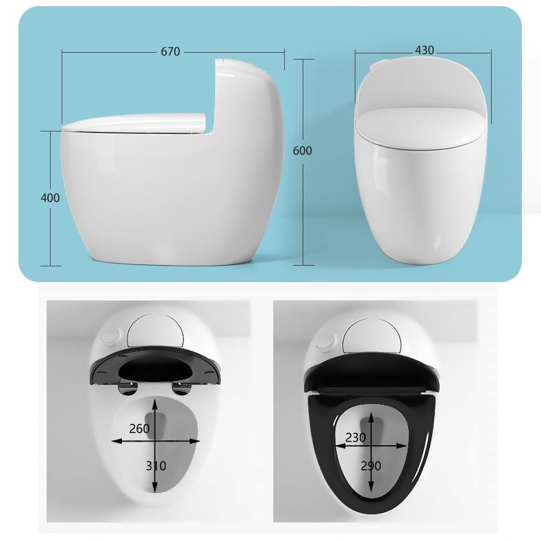 Floor Mount Flush Toilet Concealed Tank Modern One-Piece Toilet with Slow Close Seat Clearhalo 'Bathroom Remodel & Bathroom Fixtures' 'Home Improvement' 'home_improvement' 'home_improvement_toilets' 'Toilets & Bidets' 'Toilets' 1200x1200_4b355e56-2f4c-4e14-978c-dbd7d57f65eb