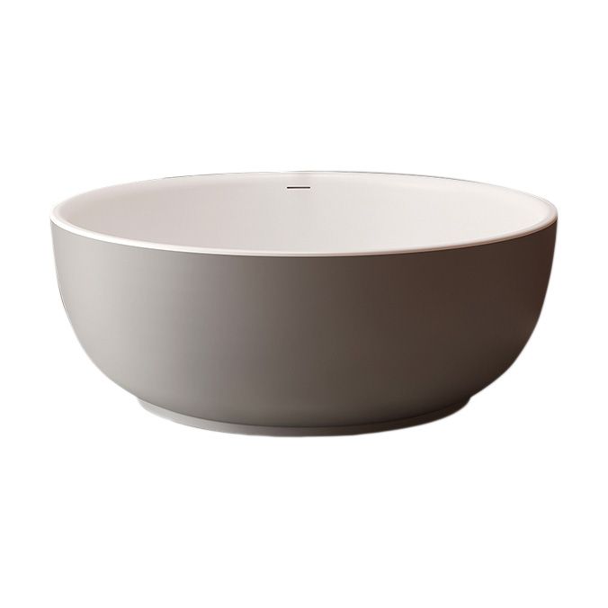 Round Antique Finish Soaking Bath Stand Alone Modern Bath Tub Clearhalo 'Bathroom Remodel & Bathroom Fixtures' 'Bathtubs' 'Home Improvement' 'home_improvement' 'home_improvement_bathtubs' 'Showers & Bathtubs' 1200x1200_4b54a3b3-0d0a-4be8-b41e-a578b36ecaf0