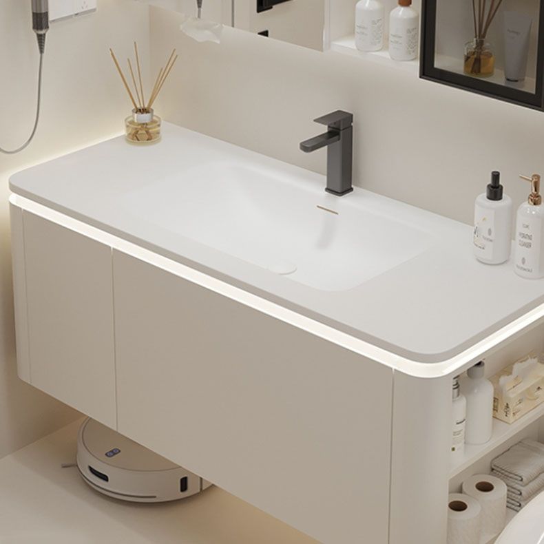 Wall Mounted Standard White Single-Sink Open Console with Sink Set Clearhalo 'Bathroom Remodel & Bathroom Fixtures' 'Bathroom Vanities' 'bathroom_vanities' 'Home Improvement' 'home_improvement' 'home_improvement_bathroom_vanities' 1200x1200_4b7fb7b9-7dff-47d9-8fe6-f26f50c854f9