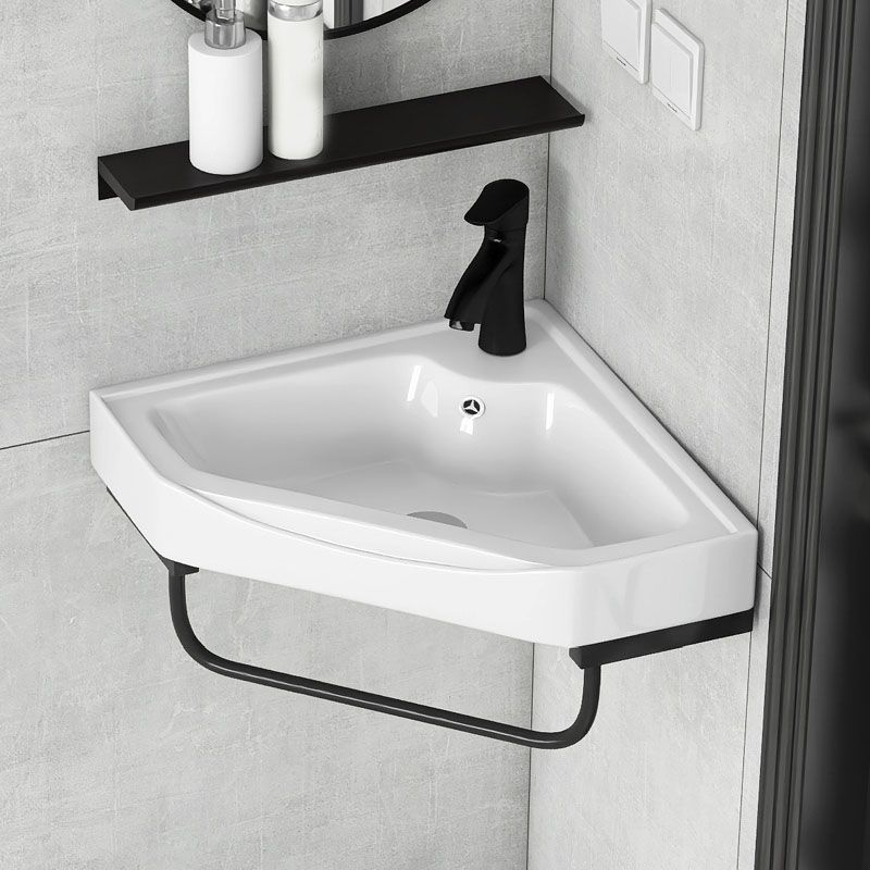 Contemporary Bathroom Sink with Pop-Up Drain Resin Specialty Wall Mount Bathroom Sink Clearhalo 'Bathroom Remodel & Bathroom Fixtures' 'Bathroom Sinks & Faucet Components' 'Bathroom Sinks' 'bathroom_sink' 'Home Improvement' 'home_improvement' 'home_improvement_bathroom_sink' 1200x1200_4b990f68-06ff-45b9-9e59-353ee970cf9f