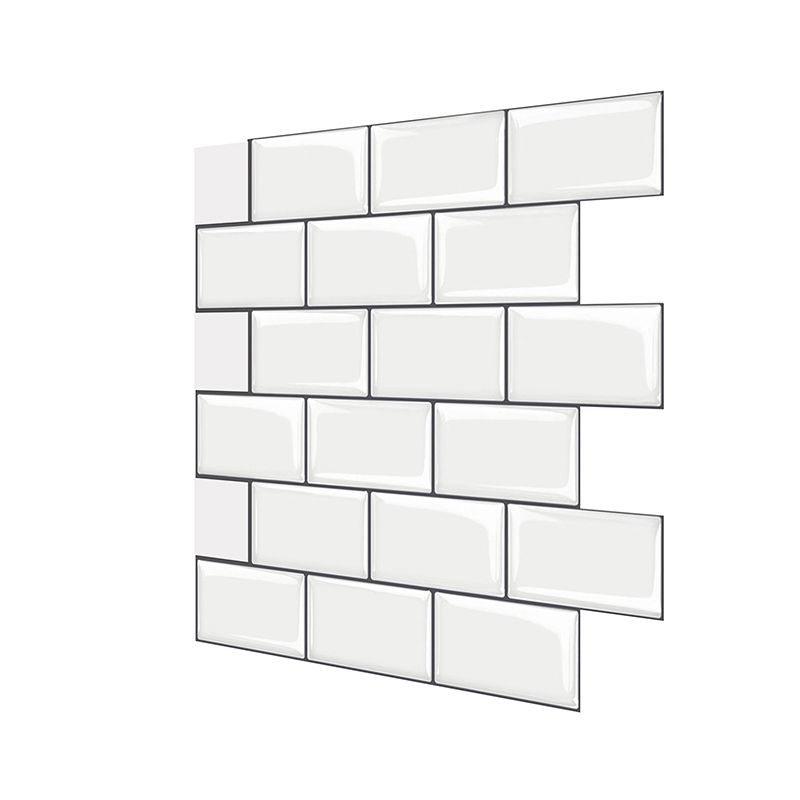 Plastic Peel and Stick Backsplash Wall Tile 3D Square Wallpaper Clearhalo 'Flooring 'Home Improvement' 'home_improvement' 'home_improvement_peel_stick_blacksplash' 'Peel & Stick Backsplash Tile' 'peel_stick_blacksplash' 'Walls & Ceilings' Walls and Ceiling' 1200x1200_4bd99e99-9970-4dcc-ae39-91050ade755e