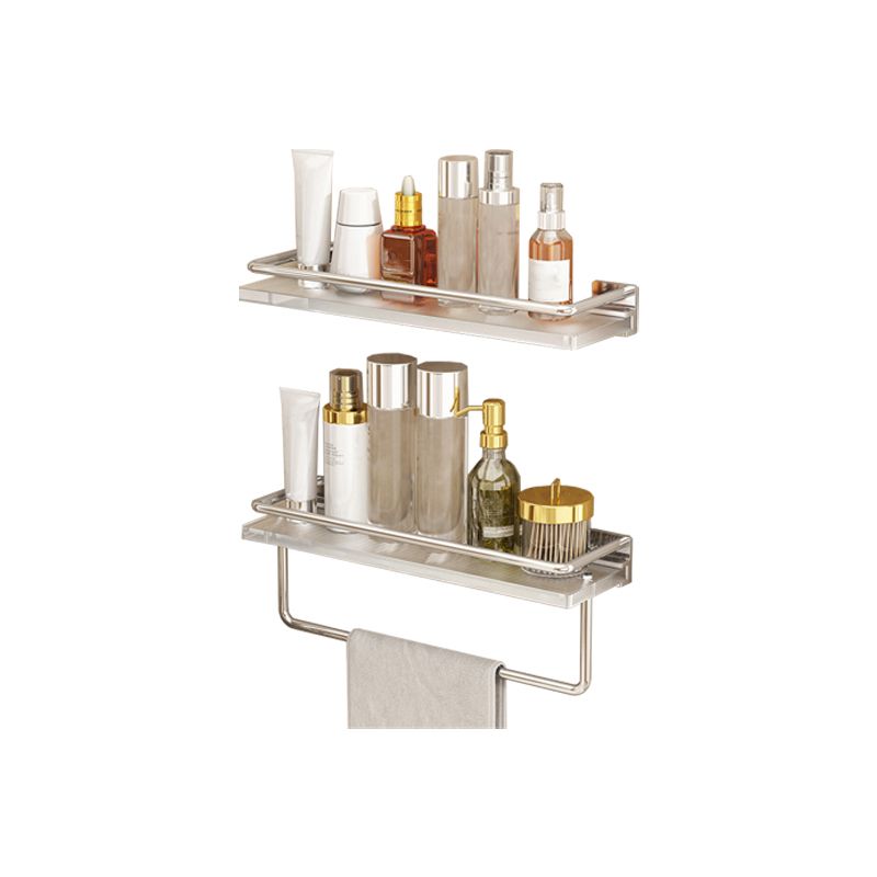 Modern Silver/Gold Bathroom Hardware Set Bath Shelf Bathroom Set Clearhalo 'Bathroom Hardware Sets' 'Bathroom Hardware' 'Bathroom Remodel & Bathroom Fixtures' 'bathroom_hardware_sets' 'Home Improvement' 'home_improvement' 'home_improvement_bathroom_hardware_sets' 1200x1200_4bdaa08b-1003-4884-afcf-8677701c0400