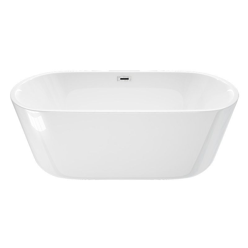 Oval Tub with Drain and Overflow Trim Modern Acrylic Soaking Bathtub Clearhalo 'Bathroom Remodel & Bathroom Fixtures' 'Bathtubs' 'Home Improvement' 'home_improvement' 'home_improvement_bathtubs' 'Showers & Bathtubs' 1200x1200_4c2fd37d-f988-40ee-8f5f-ff3010d06d54