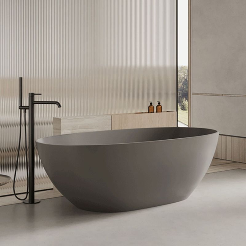 Modern Stone Bathtub Freestanding Soaking Bathtub , 22.05-inch Tall Clearhalo 'Bathroom Remodel & Bathroom Fixtures' 'Bathtubs' 'Home Improvement' 'home_improvement' 'home_improvement_bathtubs' 'Showers & Bathtubs' 1200x1200_4c3d7d9e-b0dc-4d41-a7fb-db19905b3589