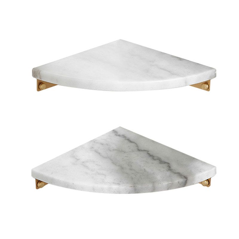 2 Piece Marble Bath Shelf Brass Bathroom Hardware Set in White/Green Clearhalo 'Bathroom Hardware Sets' 'Bathroom Hardware' 'Bathroom Remodel & Bathroom Fixtures' 'bathroom_hardware_sets' 'Home Improvement' 'home_improvement' 'home_improvement_bathroom_hardware_sets' 1200x1200_4c40ae43-66de-43b6-b177-0cfb7cb82f71