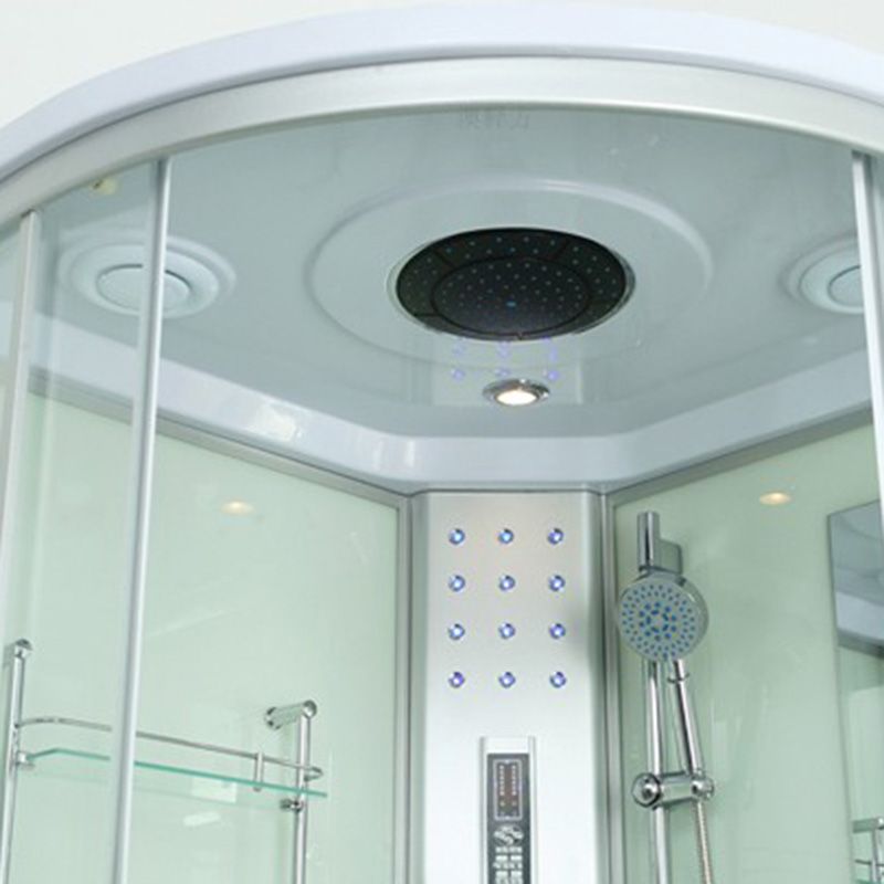 Curved Sliding Shower Enclosure Framed Tempered Glass Shower Enclosure Clearhalo 'Bathroom Remodel & Bathroom Fixtures' 'Home Improvement' 'home_improvement' 'home_improvement_shower_stalls_enclosures' 'Shower Stalls & Enclosures' 'shower_stalls_enclosures' 'Showers & Bathtubs' 1200x1200_4c69945a-1b1a-4f0d-b2ba-f3fc2ad2b89d