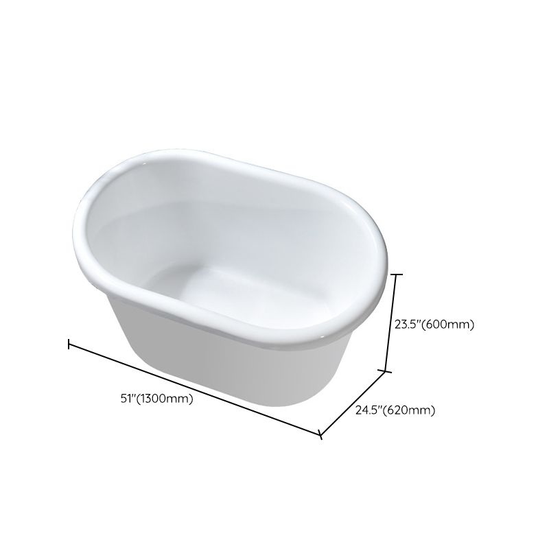 Acrylic Soaking Bathtub Antique Finish Freestanding Bath Tub Clearhalo 'Bathroom Remodel & Bathroom Fixtures' 'Bathtubs' 'Home Improvement' 'home_improvement' 'home_improvement_bathtubs' 'Showers & Bathtubs' 1200x1200_4c7f57db-6ffb-4a9f-b7ac-393aeec2d5d8