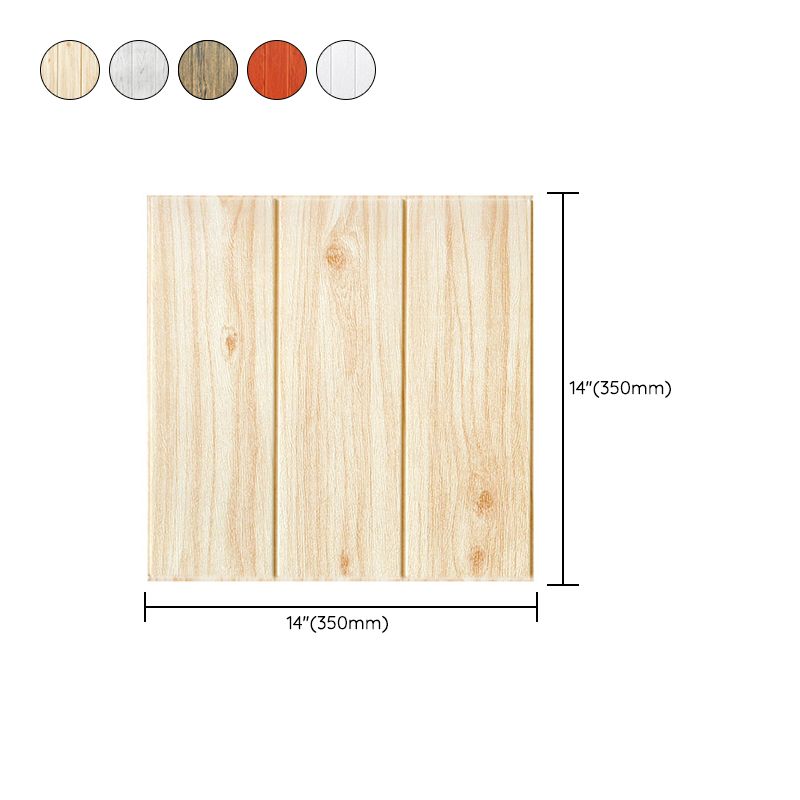 Modern Wall Paneling Peel and Stick Wood Effect Design Wall Paneling Clearhalo 'Flooring 'Home Improvement' 'home_improvement' 'home_improvement_wall_paneling' 'Wall Paneling' 'wall_paneling' 'Walls & Ceilings' Walls and Ceiling' 1200x1200_4c8e269e-4527-44e9-98c2-2720d0514bfc