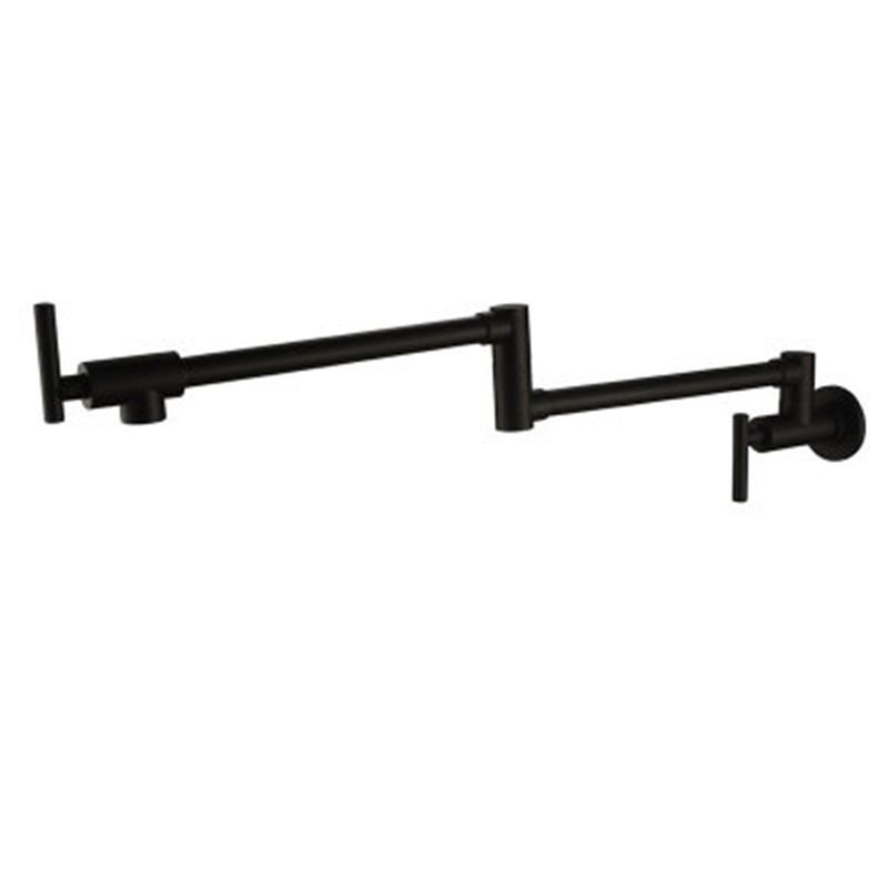 Modern Single Handle Faucet Wall-mounted Pot Filler Low Profile Filler Clearhalo 'Home Improvement' 'home_improvement' 'home_improvement_kitchen_faucets' 'Kitchen Faucets' 'Kitchen Remodel & Kitchen Fixtures' 'Kitchen Sinks & Faucet Components' 'kitchen_faucets' 1200x1200_4cc7566c-d34c-486c-9e62-80b38c2d794e