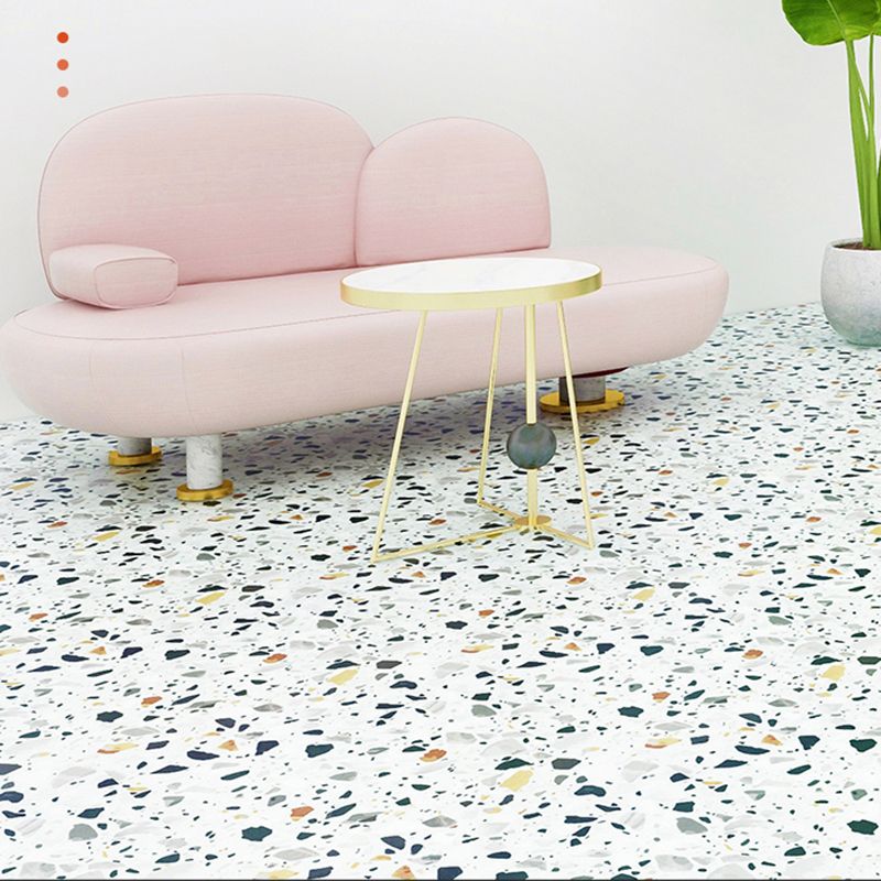 Vinyl Flooring Floral Print Square PVC Indoor Vinyl Flooring Clearhalo 'Flooring 'Home Improvement' 'home_improvement' 'home_improvement_vinyl_flooring' 'Vinyl Flooring' 'vinyl_flooring' Walls and Ceiling' 1200x1200_4cdfe103-18d2-44ed-b19c-8132e6399b19