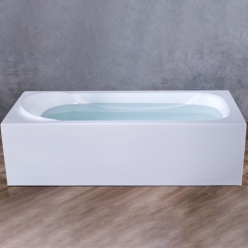 Bathroom Acrylic Tub with Internal Drain Soaking Stand Alone Bath Tub Clearhalo 'Bathroom Remodel & Bathroom Fixtures' 'Bathtubs' 'Home Improvement' 'home_improvement' 'home_improvement_bathtubs' 'Showers & Bathtubs' 1200x1200_4d866146-e683-44ad-beb3-e31f155f2b24