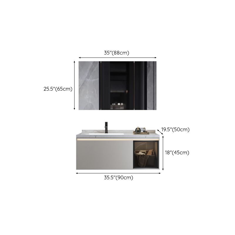 Modern Wall Mount Sink Vanity Stone Top with Doors for Bathroom Clearhalo 'Bathroom Remodel & Bathroom Fixtures' 'Bathroom Vanities' 'bathroom_vanities' 'Home Improvement' 'home_improvement' 'home_improvement_bathroom_vanities' 1200x1200_4ddd79ff-51ea-4d0b-9d35-d4d7c5d9f026