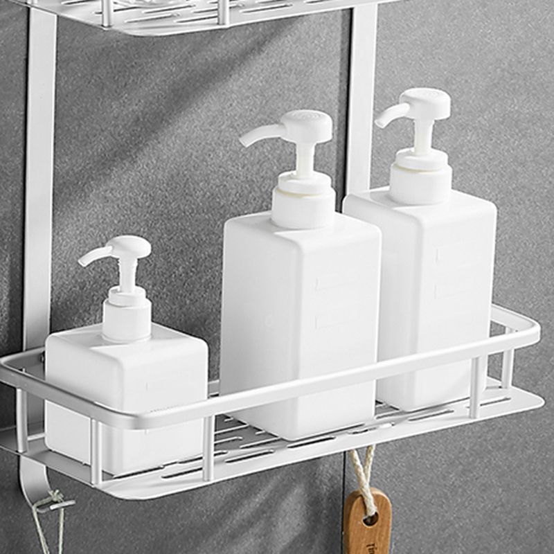 Contemporary Metal Bathroom Accessories Hardware Set with Bath Shelf Clearhalo 'Bathroom Hardware Sets' 'Bathroom Hardware' 'Bathroom Remodel & Bathroom Fixtures' 'bathroom_hardware_sets' 'Home Improvement' 'home_improvement' 'home_improvement_bathroom_hardware_sets' 1200x1200_4dddc87a-2463-4be7-afa3-277e3a92fb2a