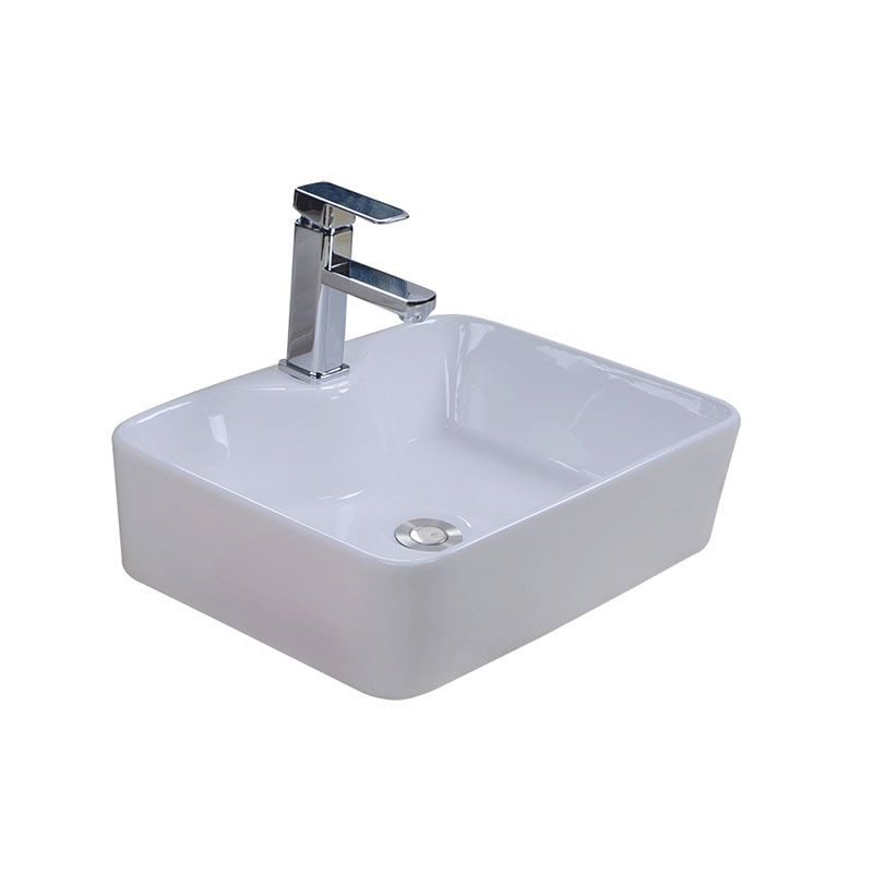 Porcelain Bathroom Sink Contemporary Simple Vessel Bathroom Sink Clearhalo 'Bathroom Remodel & Bathroom Fixtures' 'Bathroom Sinks & Faucet Components' 'Bathroom Sinks' 'bathroom_sink' 'Home Improvement' 'home_improvement' 'home_improvement_bathroom_sink' 1200x1200_4e381d04-139c-4a37-bc3c-6e27548da699