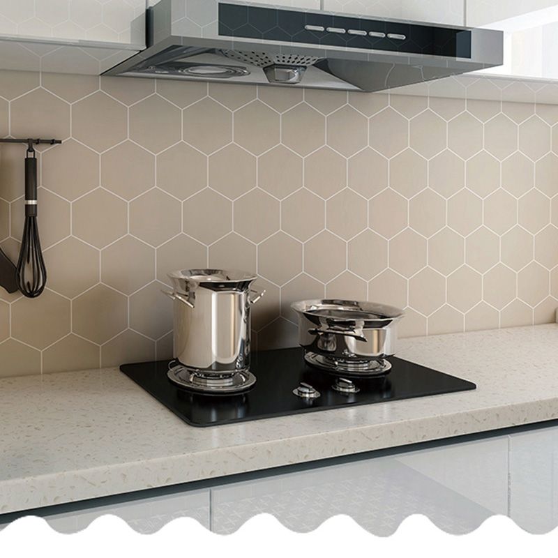 Hexagonal Peel and Stick Tiles Mosaic Tile Peel and Stick Backsplash Clearhalo 'Flooring 'Home Improvement' 'home_improvement' 'home_improvement_peel_stick_blacksplash' 'Peel & Stick Backsplash Tile' 'peel_stick_blacksplash' 'Walls & Ceilings' Walls and Ceiling' 1200x1200_4e40d4cd-3aeb-4a9b-968b-35378afefe91