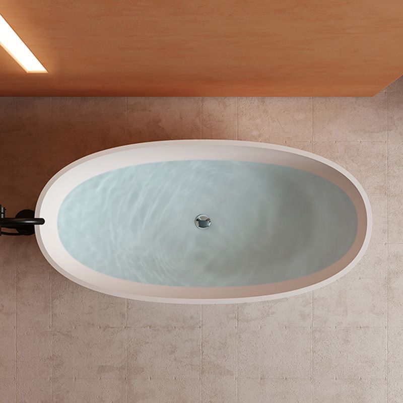 Antique Finish Oval Soaking Bath Stand Alone Modern Bath Tub Clearhalo 'Bathroom Remodel & Bathroom Fixtures' 'Bathtubs' 'Home Improvement' 'home_improvement' 'home_improvement_bathtubs' 'Showers & Bathtubs' 1200x1200_4e424042-5210-4601-b932-5a6ef319506e