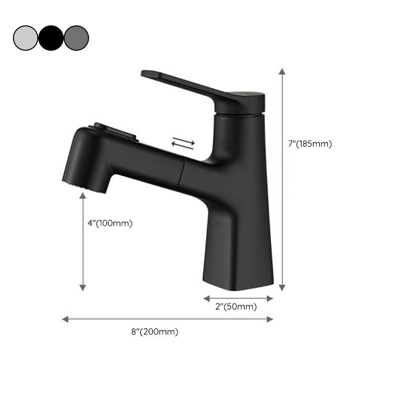 Contemporary Vessel Faucet Metal Single Handle Low Arc Vessel Faucet for Bathroom Clearhalo 'Bathroom Remodel & Bathroom Fixtures' 'Bathroom Sink Faucets' 'Bathroom Sinks & Faucet Components' 'bathroom_sink_faucets' 'Home Improvement' 'home_improvement' 'home_improvement_bathroom_sink_faucets' 1200x1200_4e520c66-1ab6-4f61-acf0-c1d25b2b8fe7