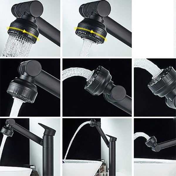 Glam Style Faucets Vessel Sink Faucet with Single Lever Handle Clearhalo 'bathroom_sink_faucets' 'Conjunta de Baño y Conjunta de Grifo' 'Coronamiento de Baño y Dispositivo de Baño' 'Grifo del lavabo del baño' 'Hogar' 'home_improvement' 'home_improvement_bathroom_sink_faucets' 'Mejoras para el hogar' 1200x1200_4e7c4240-9994-4797-8ba4-3306fb91ed4d