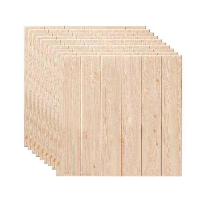 Modern Tin Backsplash Paneling Smooth Wall Ceiling Wood Grain Design Set of 1 Clearhalo 'Flooring 'Home Improvement' 'home_improvement' 'home_improvement_wall_paneling' 'Wall Paneling' 'wall_paneling' 'Walls & Ceilings' Walls and Ceiling' 1200x1200_4e8d3097-b267-4e61-ac9e-4463a247ea12