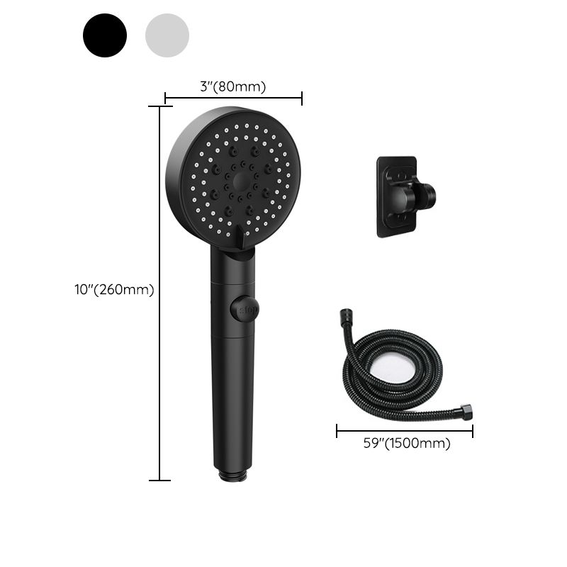 Modern Handheld Supercharged Shower Head Round Turbo Spray Head Clearhalo 'Bathroom Remodel & Bathroom Fixtures' 'Home Improvement' 'home_improvement' 'home_improvement_shower_heads' 'Shower Heads' 'shower_heads' 'Showers & Bathtubs Plumbing' 'Showers & Bathtubs' 1200x1200_4eb2bf19-785b-4172-8761-3c0b25be43eb