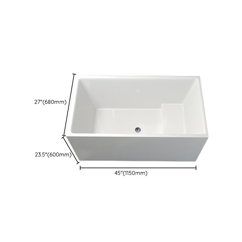 Soaking Bathtub Antique Finish Freestanding Back to Wall Bath Tub Clearhalo 'Bathroom Remodel & Bathroom Fixtures' 'Bathtubs' 'Home Improvement' 'home_improvement' 'home_improvement_bathtubs' 'Showers & Bathtubs' 1200x1200_4ebecc83-96de-4965-abec-581cb8e3556f