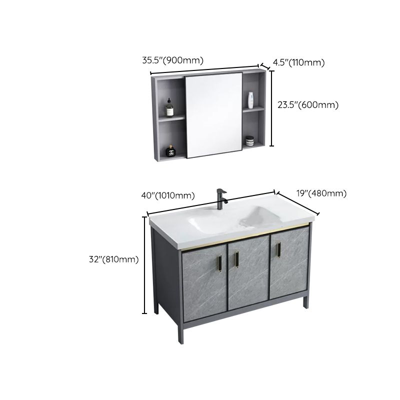 Modern Bathroom Sink Vanity Freestanding Faucet Included Bathroom Vanity Set Clearhalo 'Bathroom Remodel & Bathroom Fixtures' 'Bathroom Vanities' 'bathroom_vanities' 'Home Improvement' 'home_improvement' 'home_improvement_bathroom_vanities' 1200x1200_4f6f5ac4-15ae-44a6-961e-31287b46a9b0