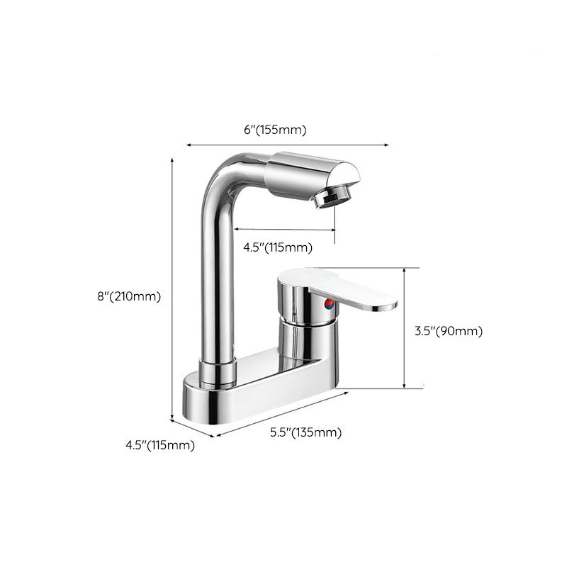 Vessel Sink Bathroom Faucet 2 Hole Faucets Chrome Lever Handle Clearhalo 'bathroom_sink_faucets' 'Conjunta de Baño y Conjunta de Grifo' 'Coronamiento de Baño y Dispositivo de Baño' 'Grifo del lavabo del baño' 'Hogar' 'home_improvement' 'home_improvement_bathroom_sink_faucets' 'Mejoras para el hogar' 1200x1200_4f940342-1ffe-46b4-830b-27589b5e54af