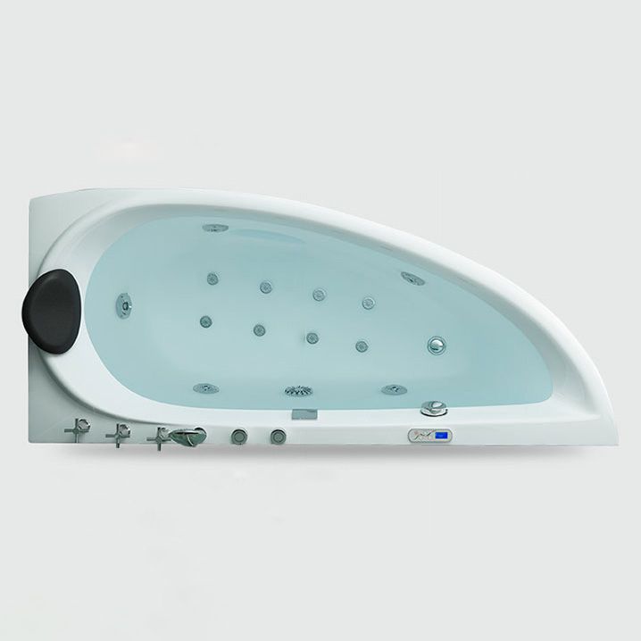 Free Form Bathroom Soaking Bathtub Back to Wall with Drain Tub Clearhalo 'Bathroom Remodel & Bathroom Fixtures' 'Bathtubs' 'Home Improvement' 'home_improvement' 'home_improvement_bathtubs' 'Showers & Bathtubs' 1200x1200_4f955761-3063-4011-a95f-9c1ea7160ed5