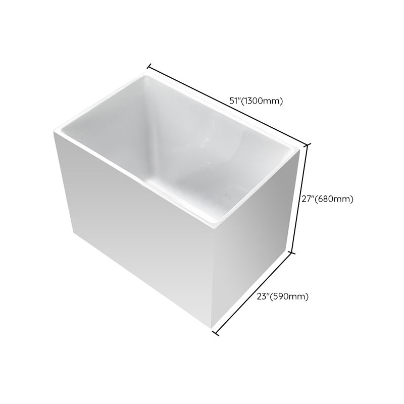 Modern Rectangular Bathtub Center Acrylic Stand Alone Soaking Bath Clearhalo 'Bathroom Remodel & Bathroom Fixtures' 'Bathtubs' 'Home Improvement' 'home_improvement' 'home_improvement_bathtubs' 'Showers & Bathtubs' 1200x1200_4fd47b58-c59b-44ac-a782-3abae5f5d43e