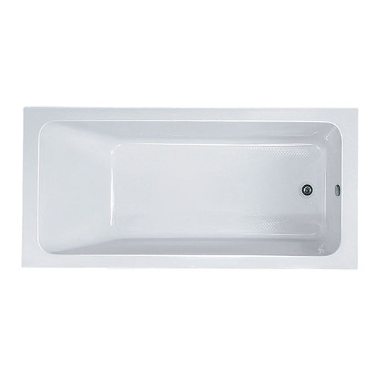 Modern Drop-in Acrylic Bathtub Internal Drain White Soaking Tub Clearhalo 'Bathroom Remodel & Bathroom Fixtures' 'Bathtubs' 'Home Improvement' 'home_improvement' 'home_improvement_bathtubs' 'Showers & Bathtubs' 1200x1200_501ebacc-68fc-4030-a7ec-6aff957046e7