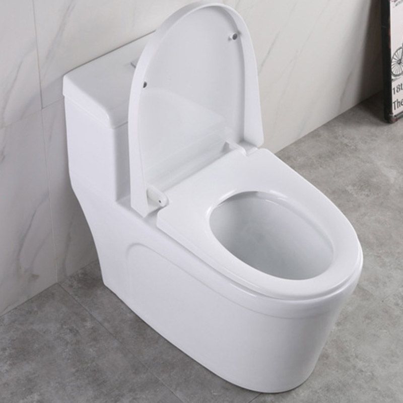 Modern White Flush Toilet Floor Mounted Toilet Bowl with Slow Close Seat for Washroom Clearhalo 'Bathroom Remodel & Bathroom Fixtures' 'Home Improvement' 'home_improvement' 'home_improvement_toilets' 'Toilets & Bidets' 'Toilets' 1200x1200_5054986a-4d8c-4604-a253-a6dab909faa0