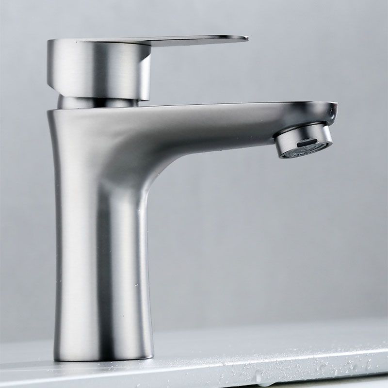 Contemporary Stainless Steel Vessel Faucet Lever Handles Low Arc Vessel Faucet Clearhalo 'Bathroom Remodel & Bathroom Fixtures' 'Bathroom Sink Faucets' 'Bathroom Sinks & Faucet Components' 'bathroom_sink_faucets' 'Home Improvement' 'home_improvement' 'home_improvement_bathroom_sink_faucets' 1200x1200_505907d4-28c2-4e5c-bc92-1d6f2bd0ff00