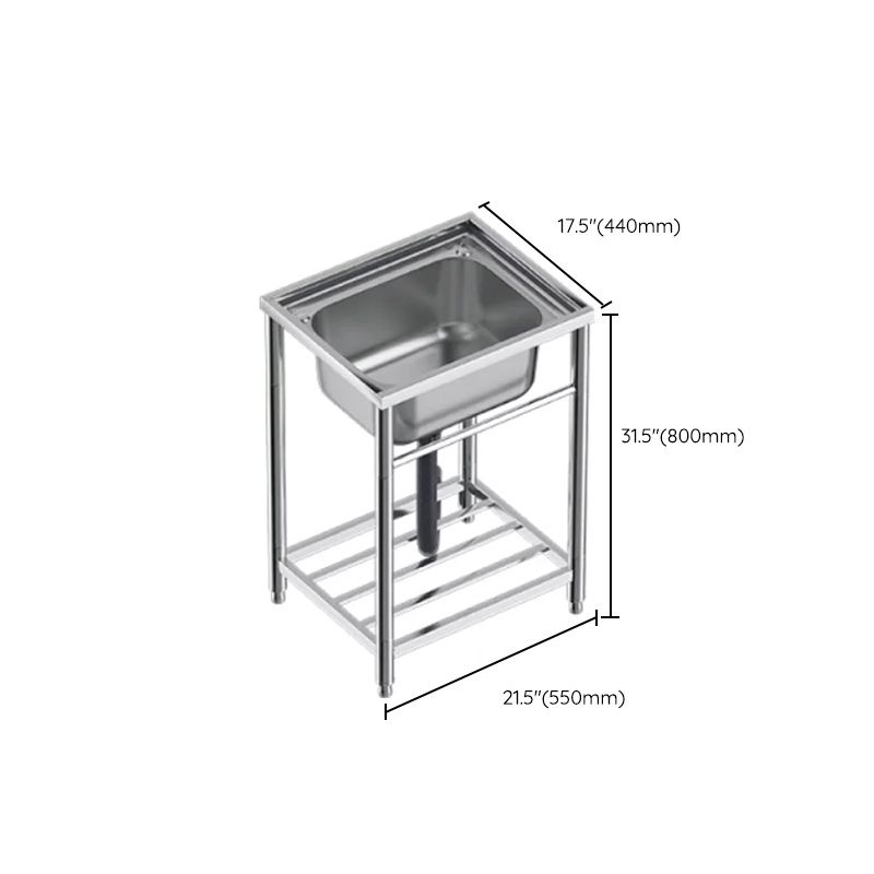 Modern Style Kitchen Sink All-in-one Kitchen Sink with Drain Assembly Clearhalo 'Home Improvement' 'home_improvement' 'home_improvement_kitchen_sinks' 'Kitchen Remodel & Kitchen Fixtures' 'Kitchen Sinks & Faucet Components' 'Kitchen Sinks' 'kitchen_sinks' 1200x1200_5098f5e5-5d03-4e85-9d38-2ef91e1f27a6