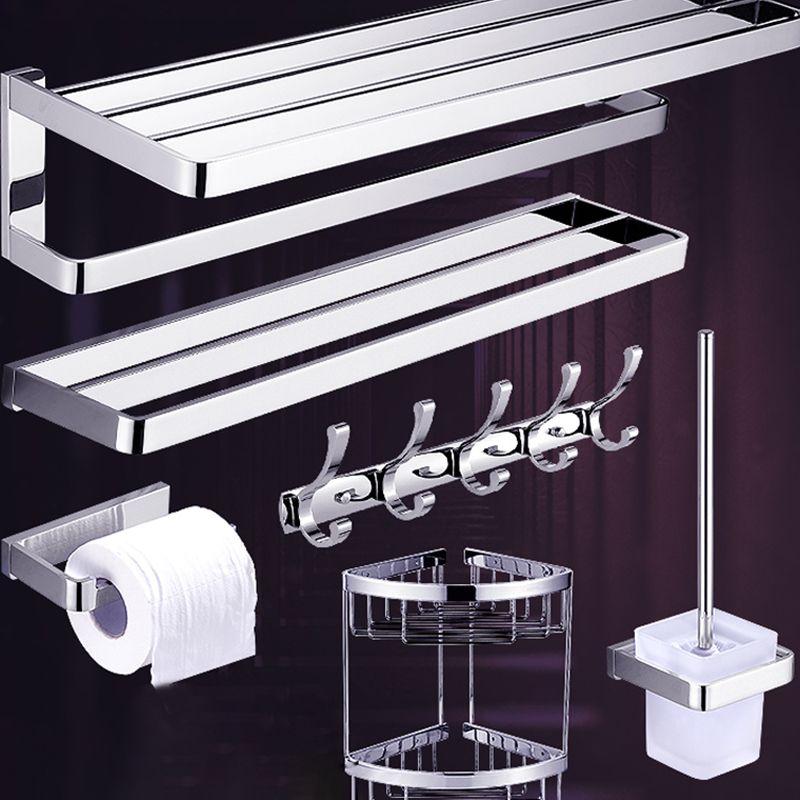 Polished Chrome Bathroom Accessory Set Modern Brass Bathroom Accessory Kit Clearhalo 'Bathroom Hardware Sets' 'Bathroom Hardware' 'Bathroom Remodel & Bathroom Fixtures' 'bathroom_hardware_sets' 'Home Improvement' 'home_improvement' 'home_improvement_bathroom_hardware_sets' 1200x1200_50afa62f-3097-4035-87dd-670b05306e0b