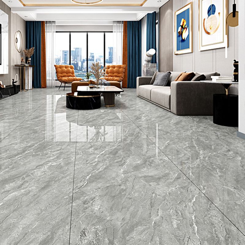 Indoor Floor Wall Tile Polished Marble Print Rectangle Living Room Floor Wall Tile Clearhalo 'Floor Tiles & Wall Tiles' 'floor_tiles_wall_tiles' 'Flooring 'Home Improvement' 'home_improvement' 'home_improvement_floor_tiles_wall_tiles' Walls and Ceiling' 1200x1200_50c6290c-2420-481d-91ad-af778e9aef37