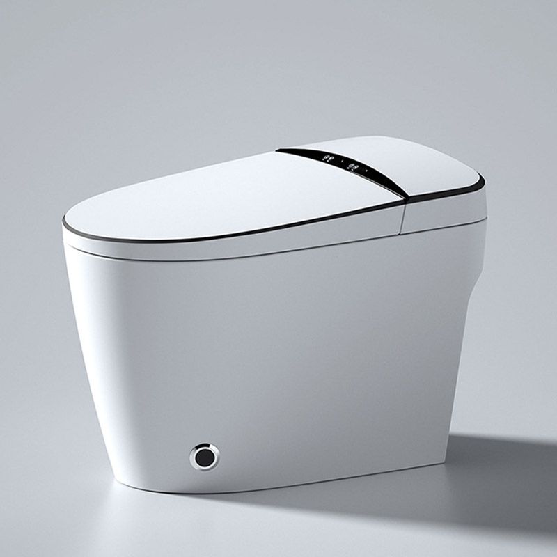 Modern Skirted White Concealed Tank Toilet ABS Floor Mounted Flush Toilet with Seat Clearhalo 'Bathroom Remodel & Bathroom Fixtures' 'Home Improvement' 'home_improvement' 'home_improvement_toilets' 'Toilets & Bidets' 'Toilets' 1200x1200_50e2da36-0628-4d2b-a0e0-0a0178244d1a