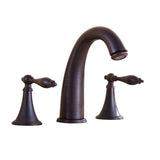 Copper Deck Mounted Roman Tub Faucet Low Arc Roman Tub Faucet Set Clearhalo 'Bathroom Remodel & Bathroom Fixtures' 'Bathtub Faucets' 'bathtub_faucets' 'Home Improvement' 'home_improvement' 'home_improvement_bathtub_faucets' 1200x1200_50e52585-1bfa-45d5-b283-977bcd7a1f82