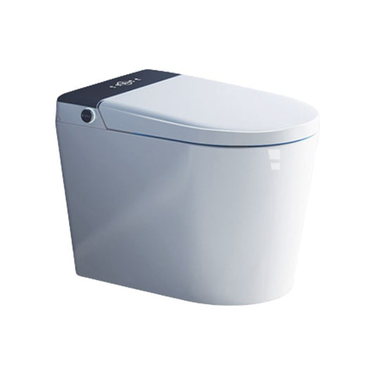 Floor Mount Bidet Elongated Contemporary Ceramic Foot Sensor Heated Seat Clearhalo 'Bathroom Remodel & Bathroom Fixtures' 'Bidets' 'Home Improvement' 'home_improvement' 'home_improvement_bidets' 'Toilets & Bidets' 1200x1200_515206ad-a294-455a-a331-7925bf1e336c