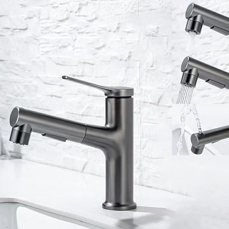 Contemporary Sink Faucet Plian Low Arc Centerset Bathroom Faucet Clearhalo 'Bathroom Remodel & Bathroom Fixtures' 'Bathroom Sink Faucets' 'Bathroom Sinks & Faucet Components' 'bathroom_sink_faucets' 'Home Improvement' 'home_improvement' 'home_improvement_bathroom_sink_faucets' 1200x1200_515b991e-ca51-4e97-ab55-7f3686a8a754