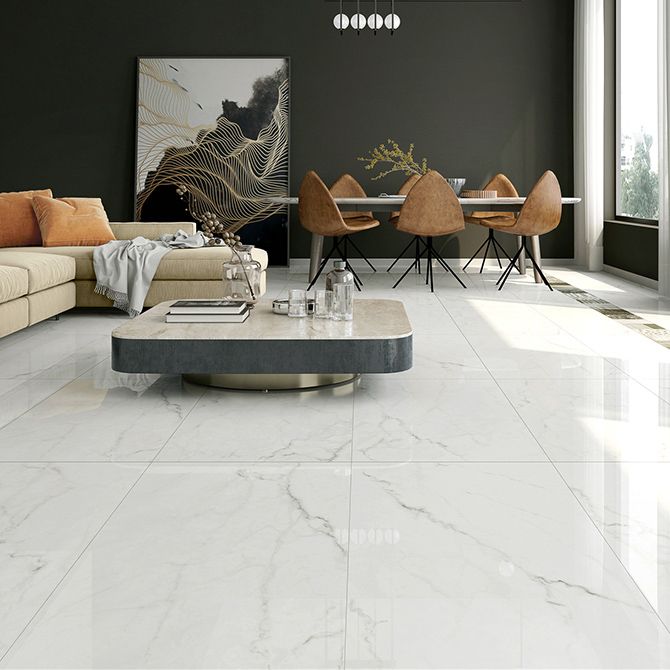 Polished Marbling Floor Tile Straight Edge Rectangle Singular Tile Clearhalo 'Floor Tiles & Wall Tiles' 'floor_tiles_wall_tiles' 'Flooring 'Home Improvement' 'home_improvement' 'home_improvement_floor_tiles_wall_tiles' Walls and Ceiling' 1200x1200_515ea1af-058e-4489-858a-bcbe0d7b26df