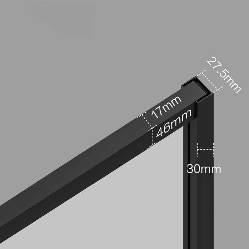 Full Frame Double Sliding Shower Door Tempered Glass Shower Screen Clearhalo 'Bathroom Remodel & Bathroom Fixtures' 'Home Improvement' 'home_improvement' 'home_improvement_shower_tub_doors' 'Shower and Tub Doors' 'shower_tub_doors' 'Showers & Bathtubs' 1200x1200_51687fd8-7701-4776-8f19-a0edb7fd73f2