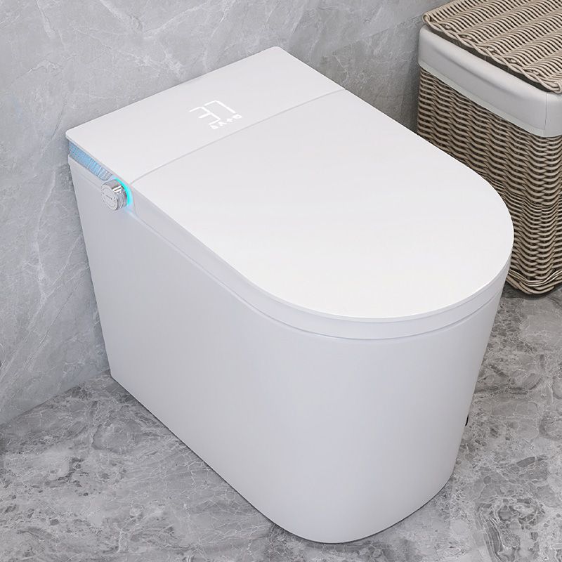 Floor Standing Bidet in White Elongated Whit with Unlimited Warm Water Clearhalo 'Bathroom Remodel & Bathroom Fixtures' 'Bidets' 'Home Improvement' 'home_improvement' 'home_improvement_bidets' 'Toilets & Bidets' 1200x1200_517a721f-2c50-4ed7-b460-cfaa55790906
